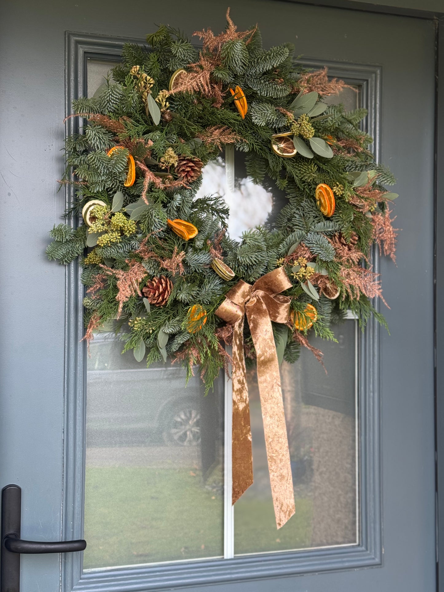 Festive Bronze Wreath