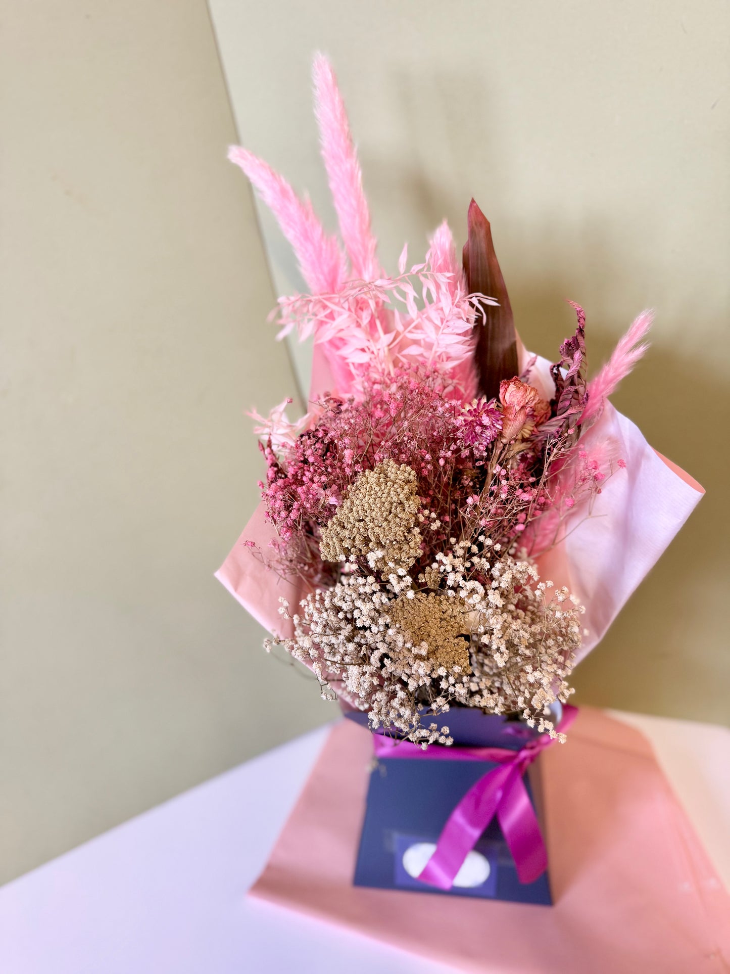 Front Facing Dried Pinks