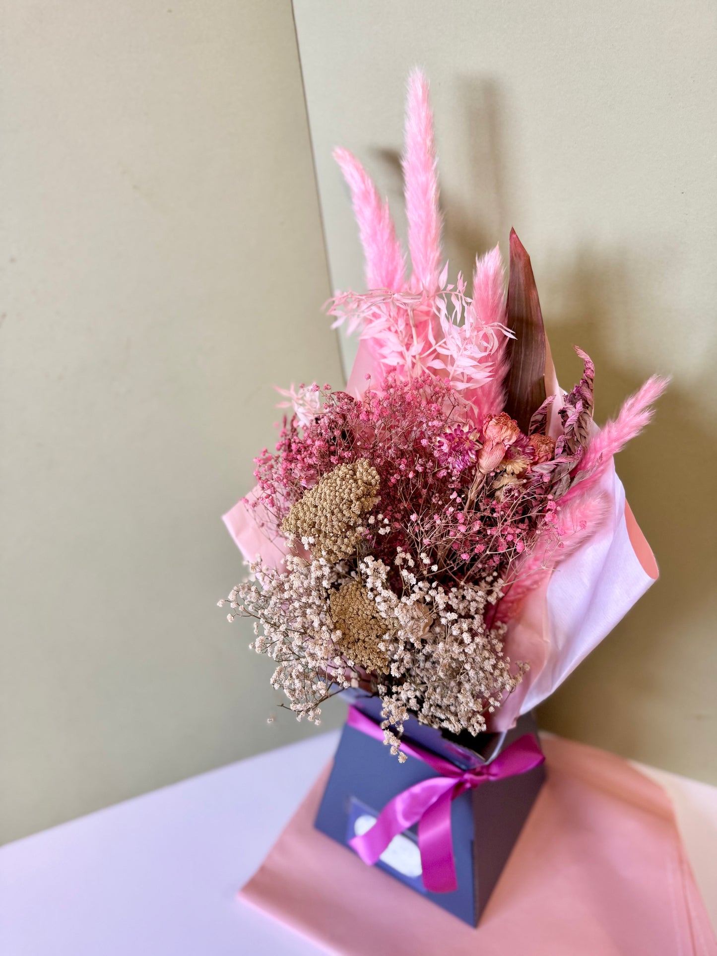 Front Facing Dried Pinks