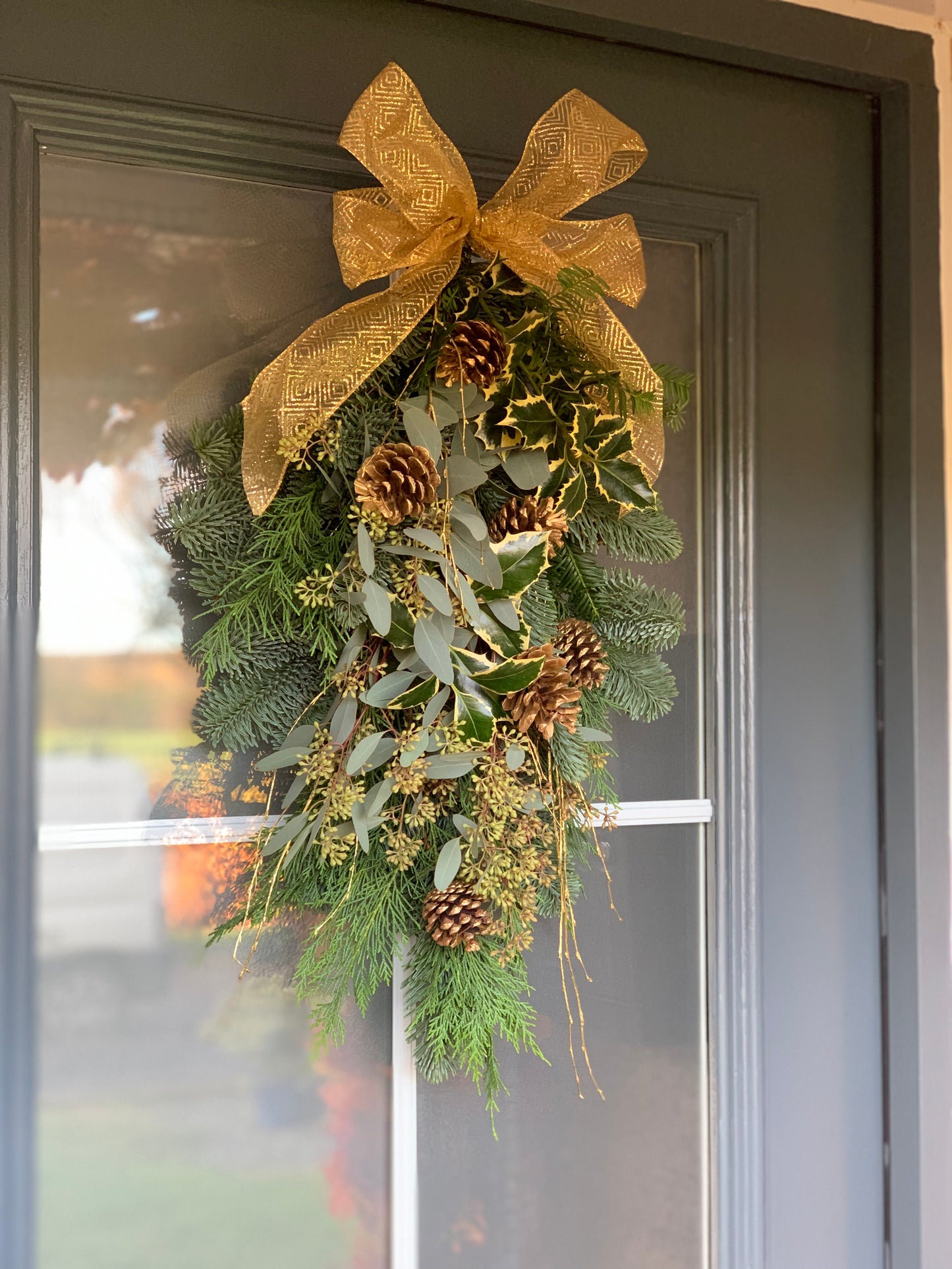 Christmas Door Swag