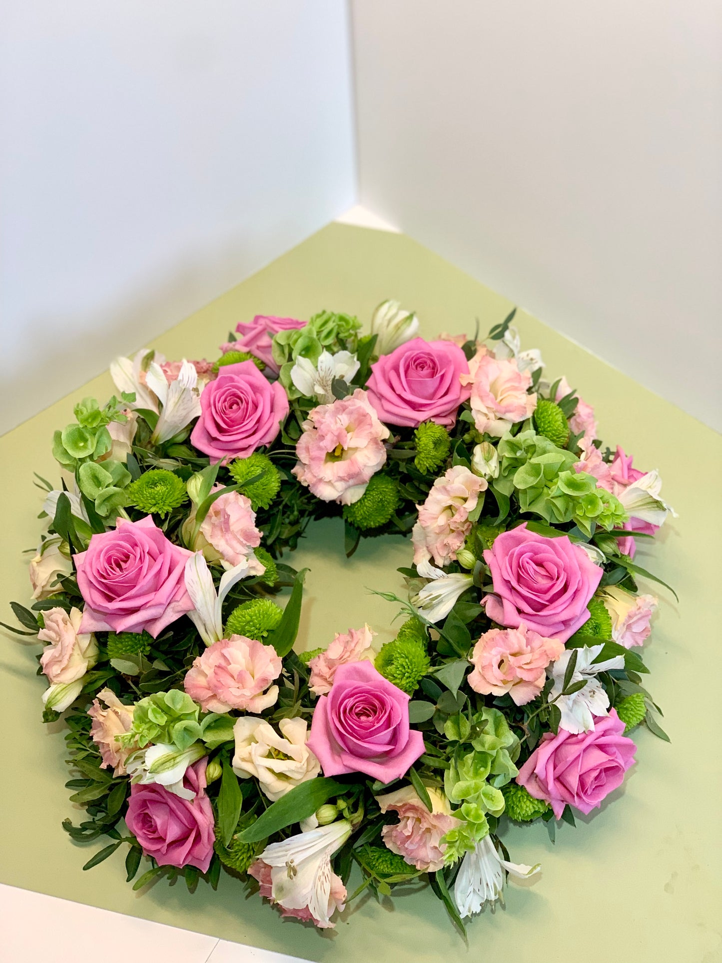 Pastel Sympathy Wreath