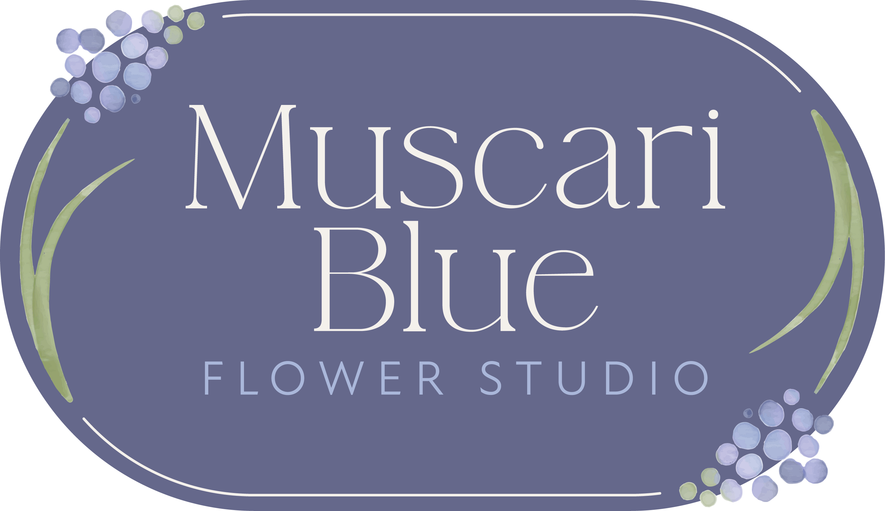 Muscari Blue Flower Studio