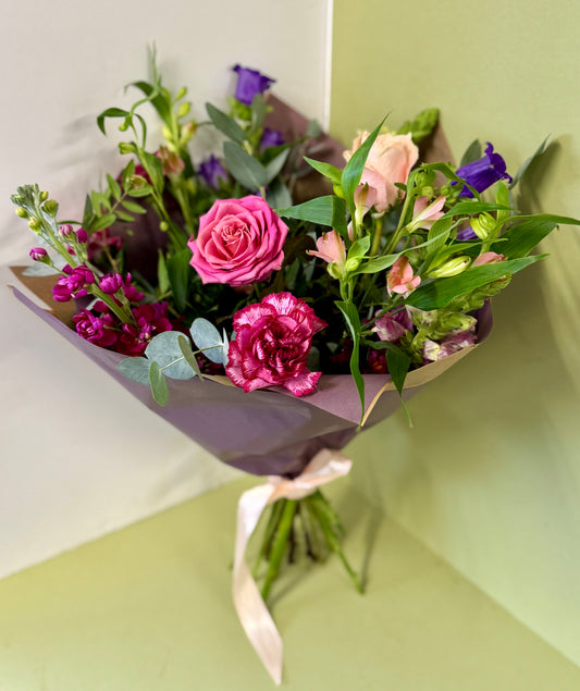 Mothers Day Pinks and Purples Bouquet