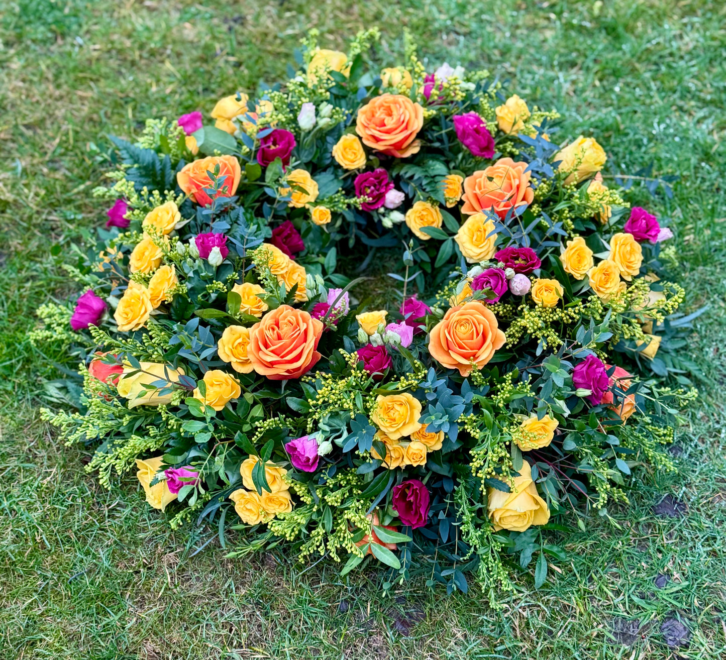 Bright Sympathy Wreath
