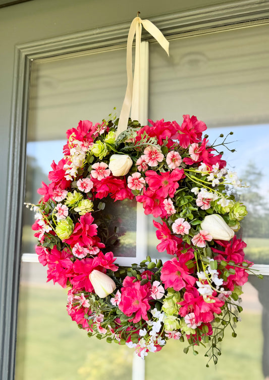Bright Blossom Wreath