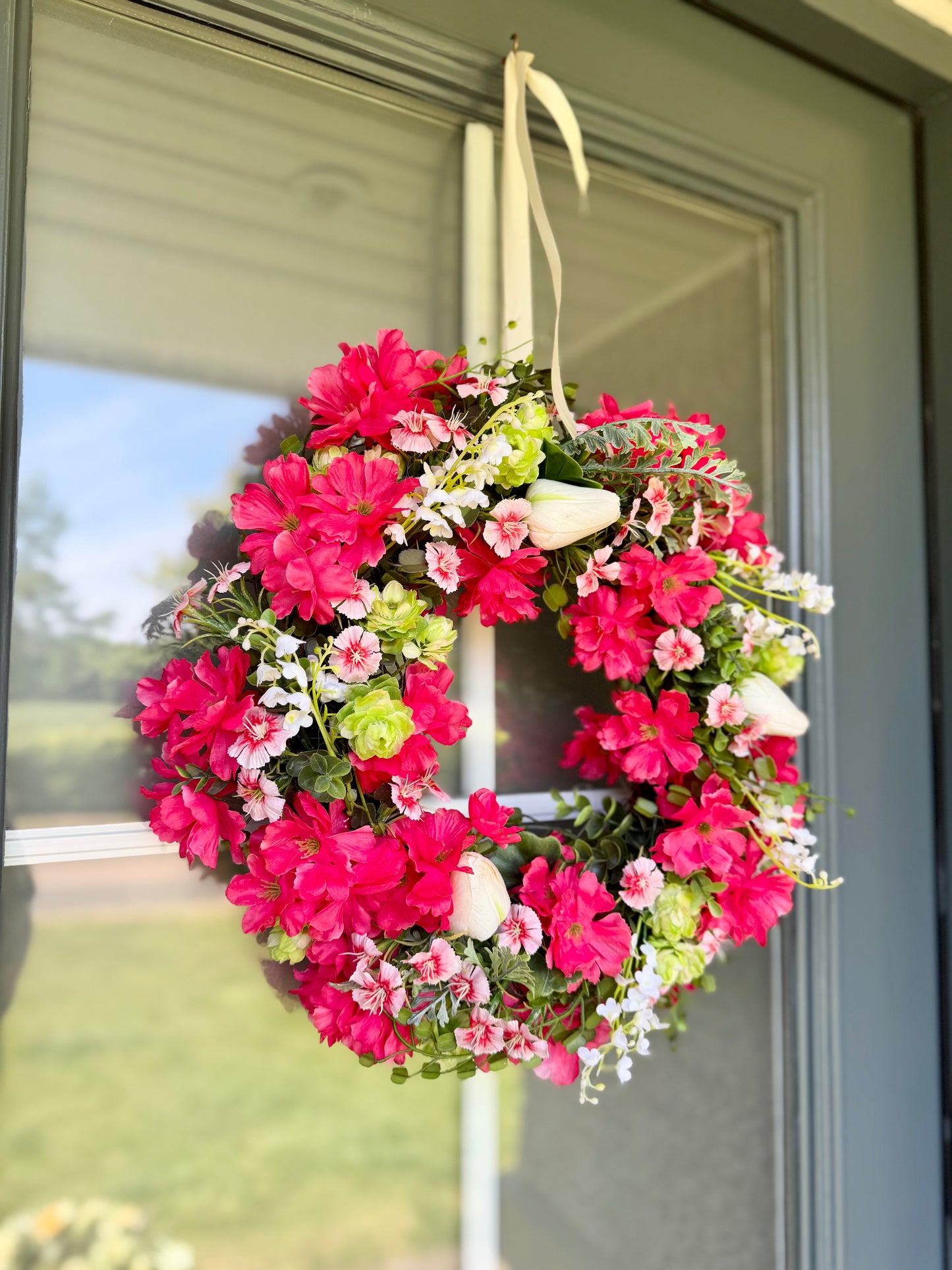 Bright Blossom Wreath