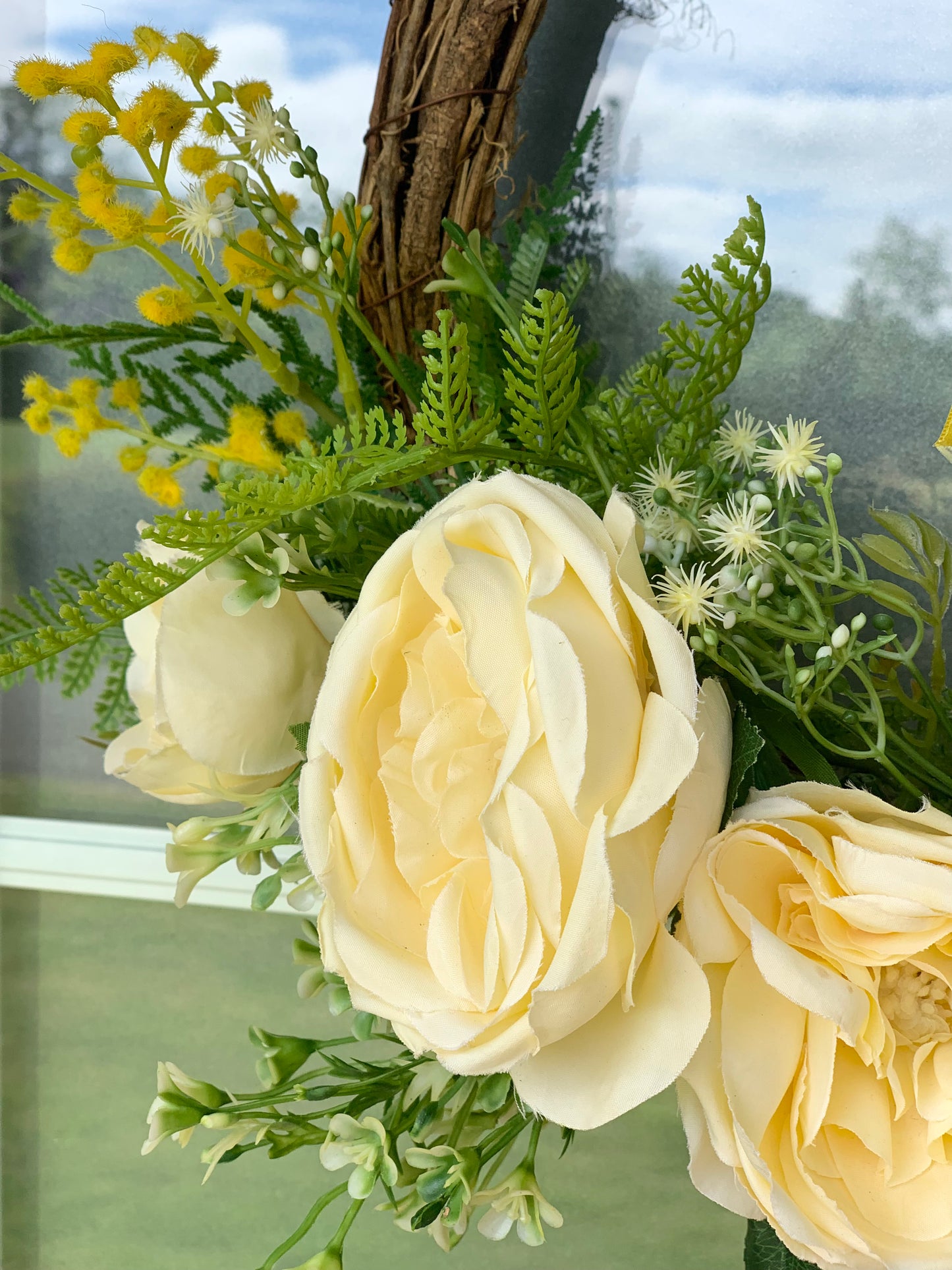 Yellow and Cream Wreath