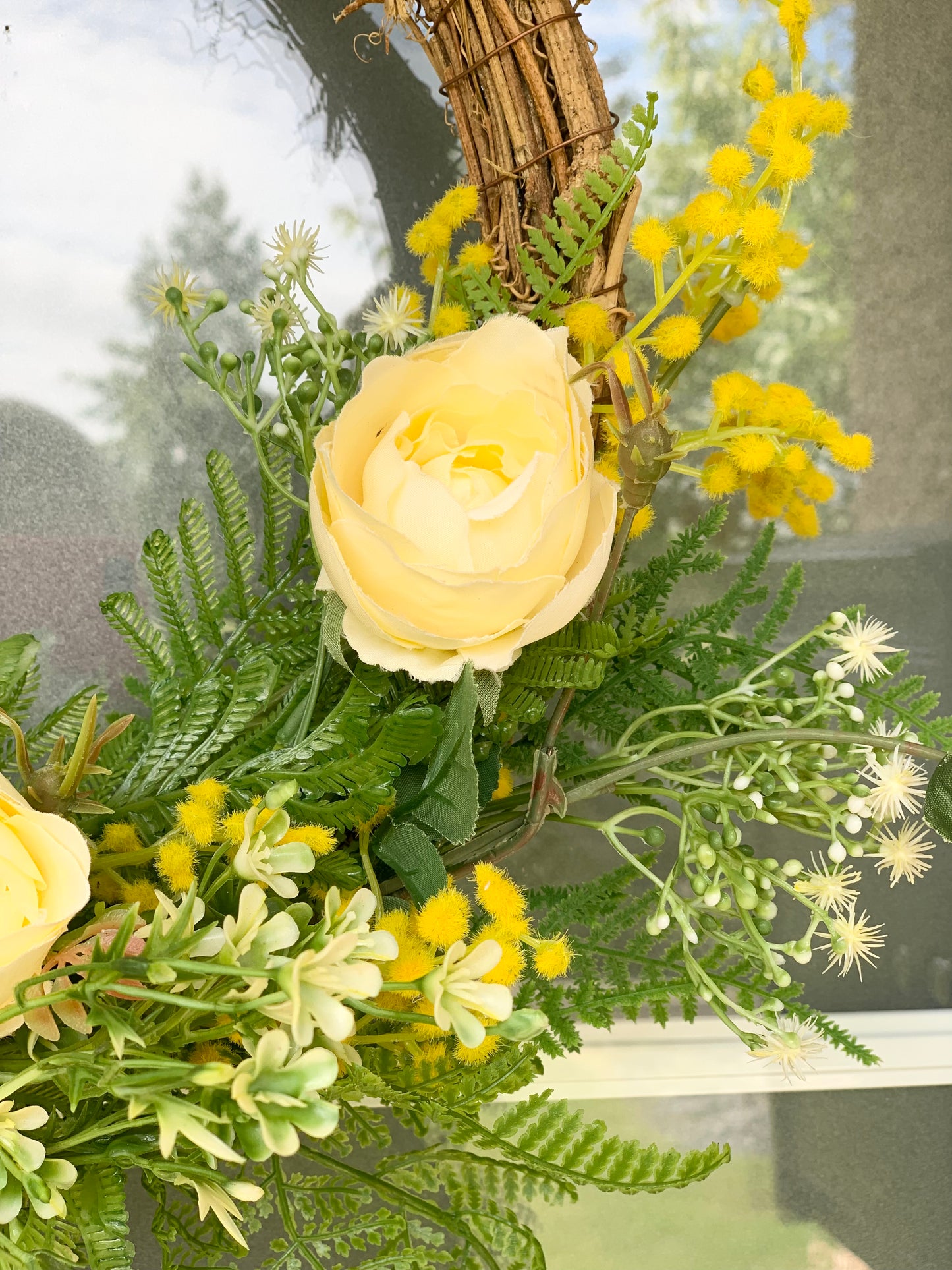 Yellow and Cream Wreath