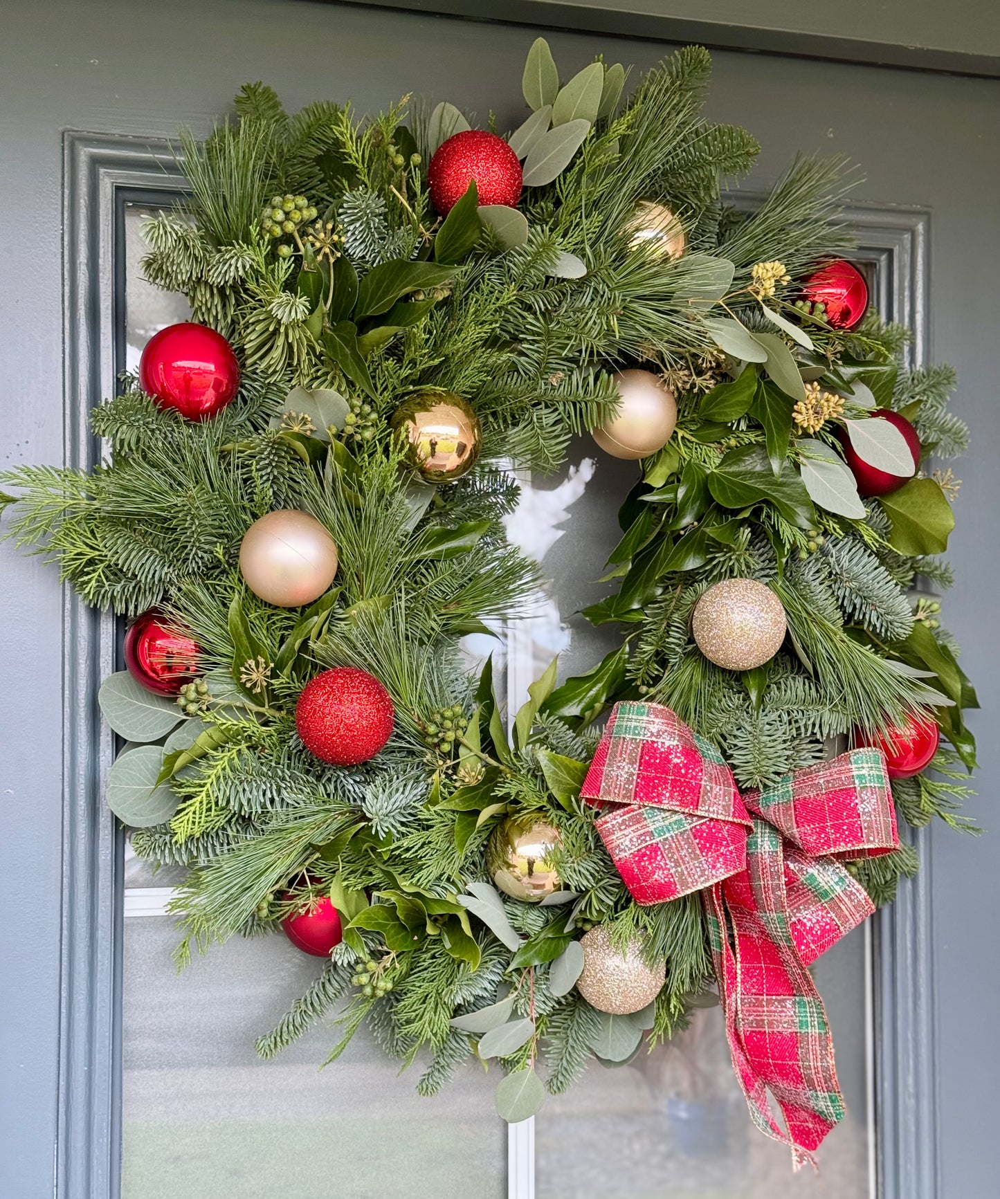 Festive Bauble Wreath
