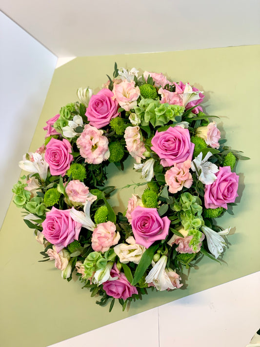 Pastel Sympathy Wreath