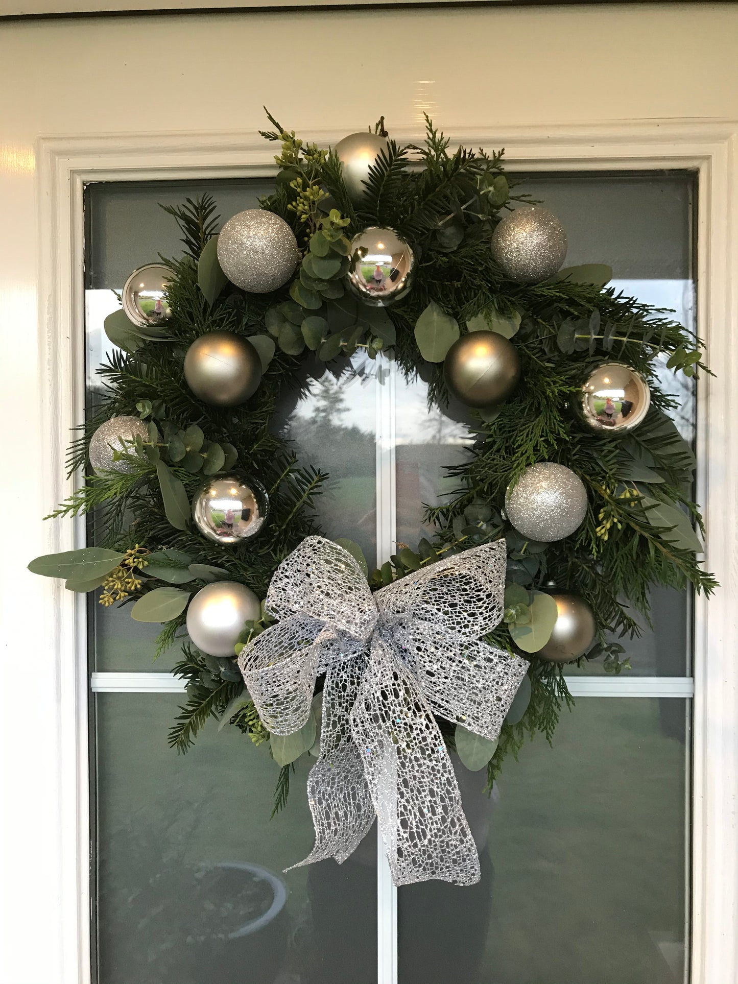 Handmade Bauble Wreath