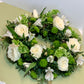 Elegant Whites Sympathy Wreath