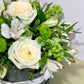 Elegant Whites Florists Choice Hatbox